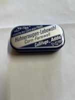 Hühneraugen-Lebewohl Pflaster Walter Baumann Vintage Dose