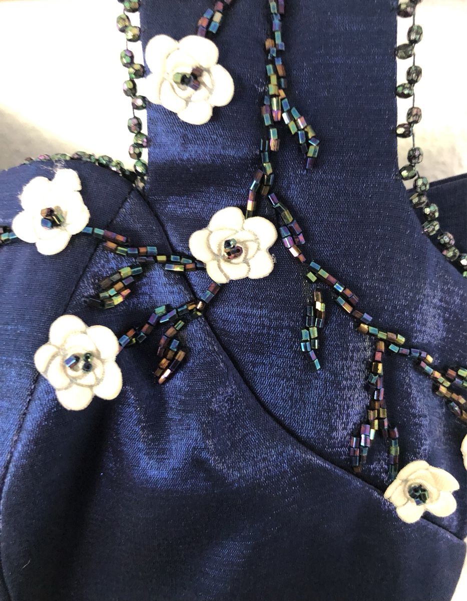 Vestiti: Abendrobe mit Stola aus Satin Gr. 38 – Usato da Ebertswil venduto da cipotas 4