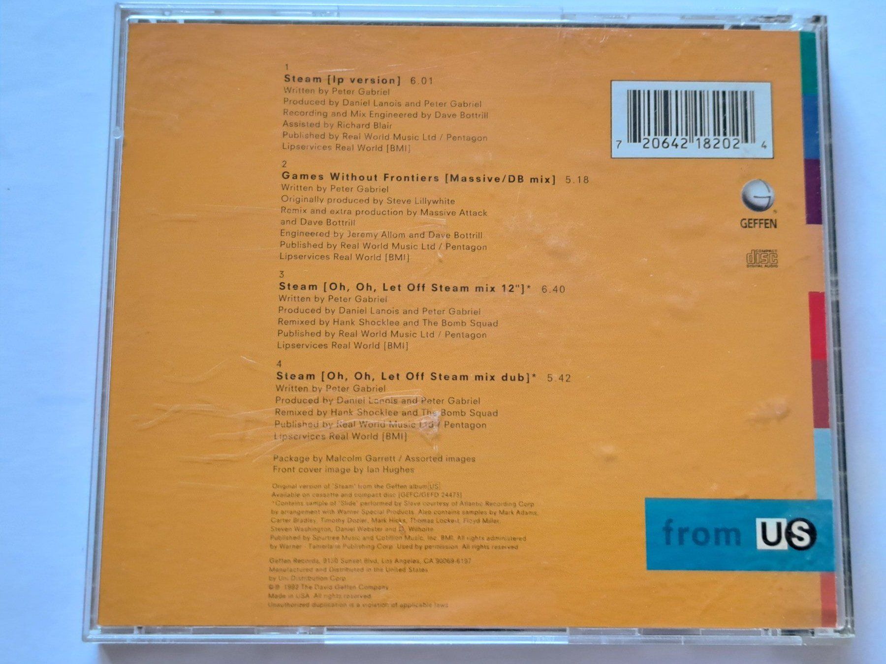 CD: Cd Peter Gabriel - Steam – Usato da Pully venduto da bro_n52j 1