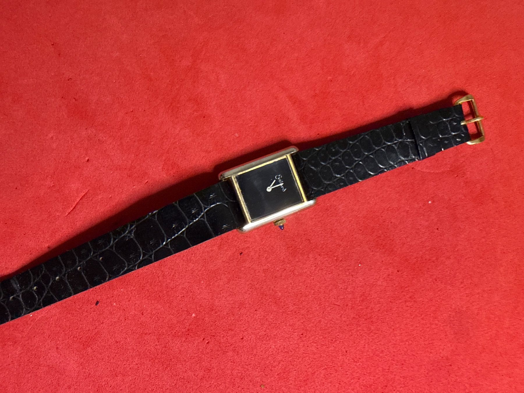 Uhren: Evilard Tank Handaufzug 24 mm – Gebraucht aus Pfeffingen von Allhandelklgwatches 2