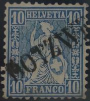 CH - Sitz. Helvetia - Zst Nr. 31 - Stabstempel Dotzweil