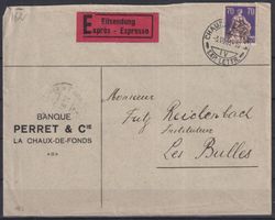 R30) Brief Eilsendung, Helvetia 162, sehe Scan