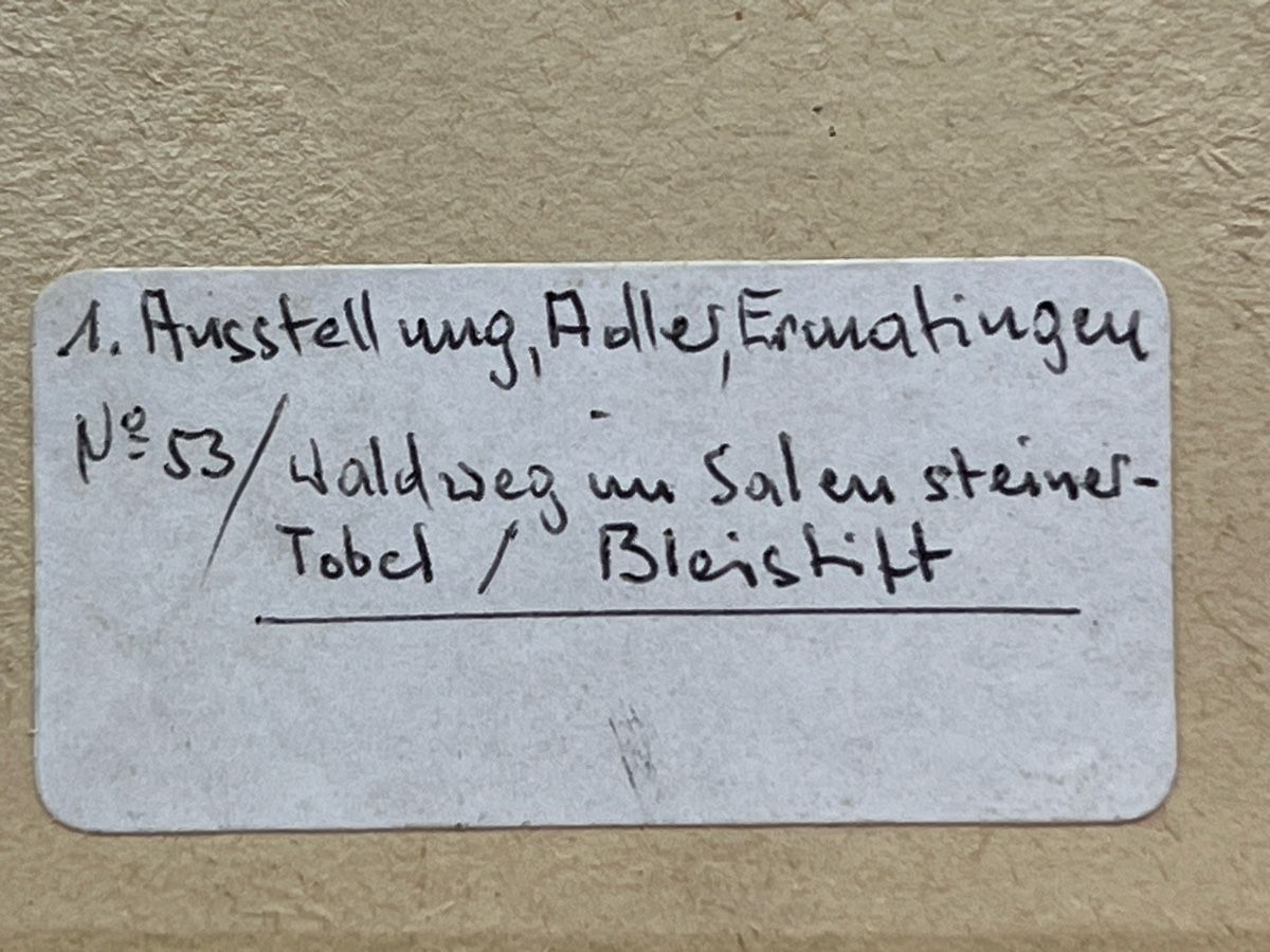 Grafica & Litografie: Bleistiftzeichnung, gerahmt, Litho – Usato da Urnäsch venduto da Ursjack 2