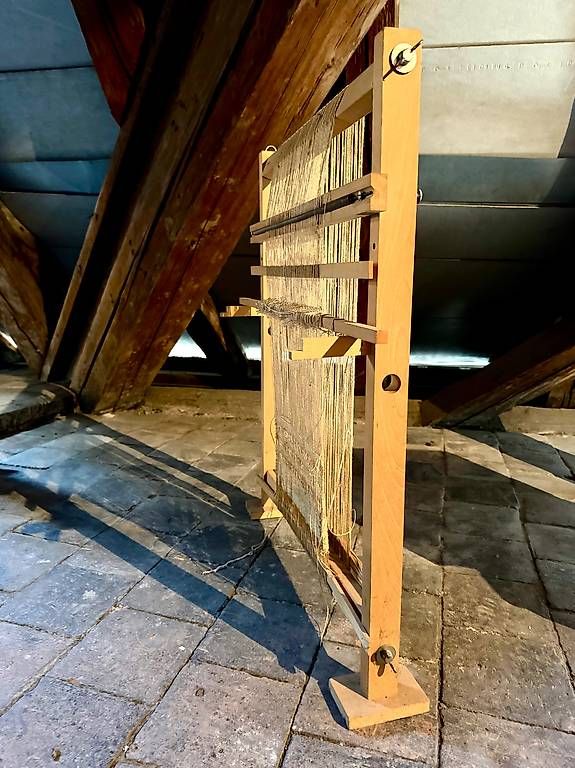 Webrahmen: Vintage Riesen Webrahmen Navette – Gebraucht aus Basel von Lemon_4 2