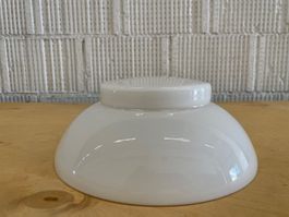 Lampenschale_Glas_Opalüberfangen_ca.⌀130, ⌀235 x H 98 mm