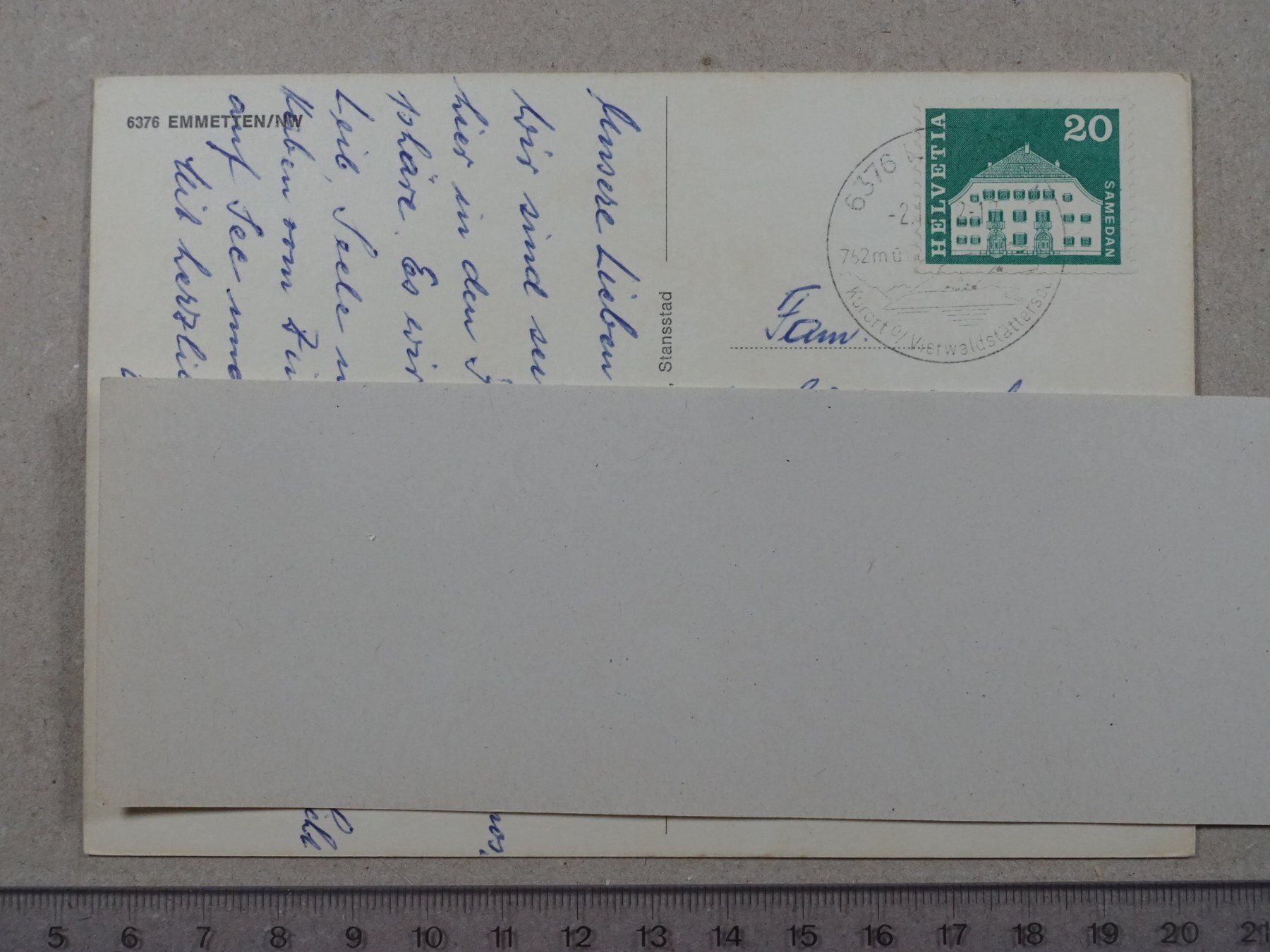 Cartoline postali: Emmetten – Usato da Lenzburg venduto da fh1 1