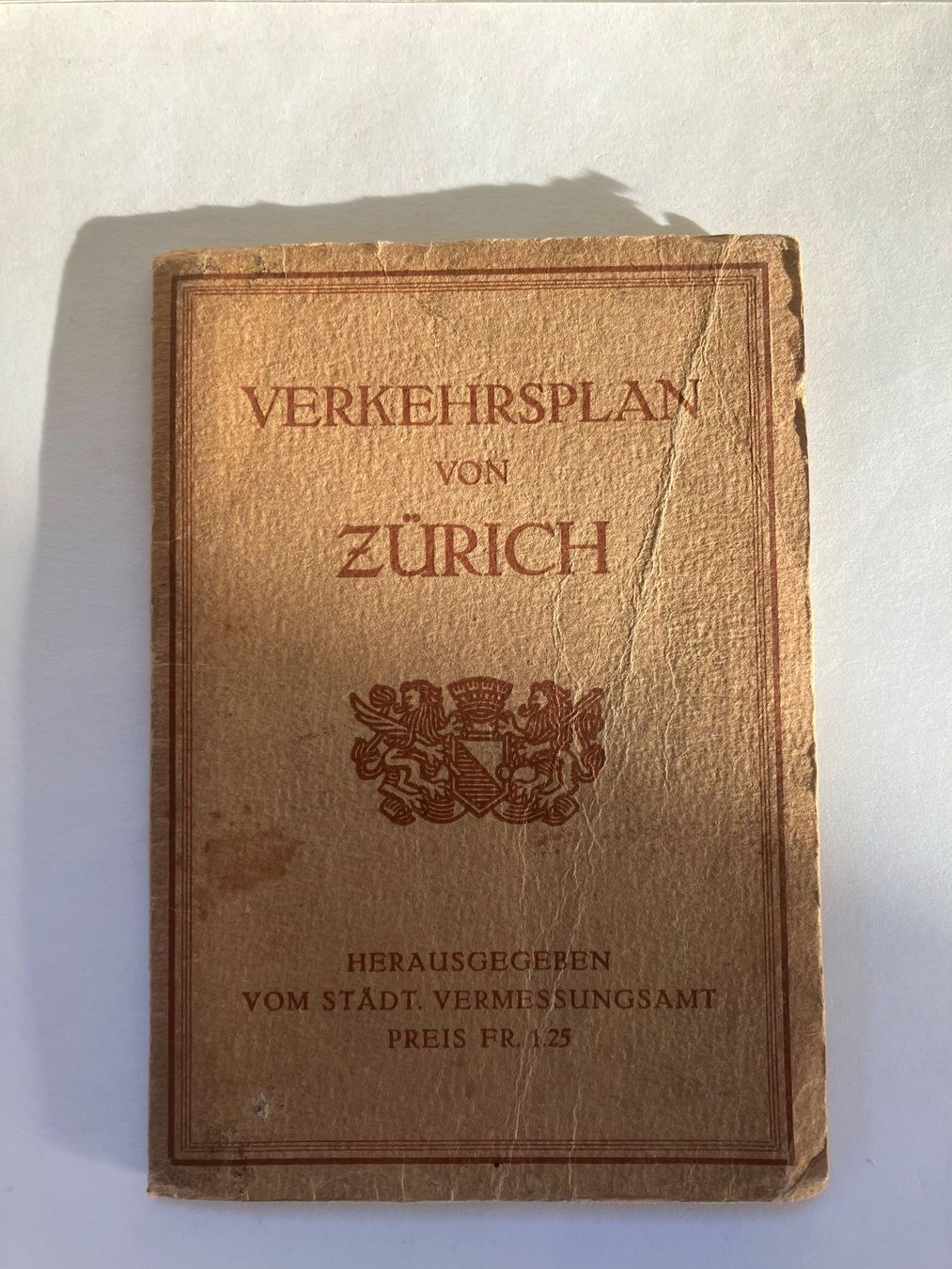 Cartoline: Verkehrsplan von Zürich – Usato da ZUERICH venduto da Carolus1