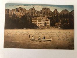 Kurhaus Seebenalp   - Station Unterterzen  1914