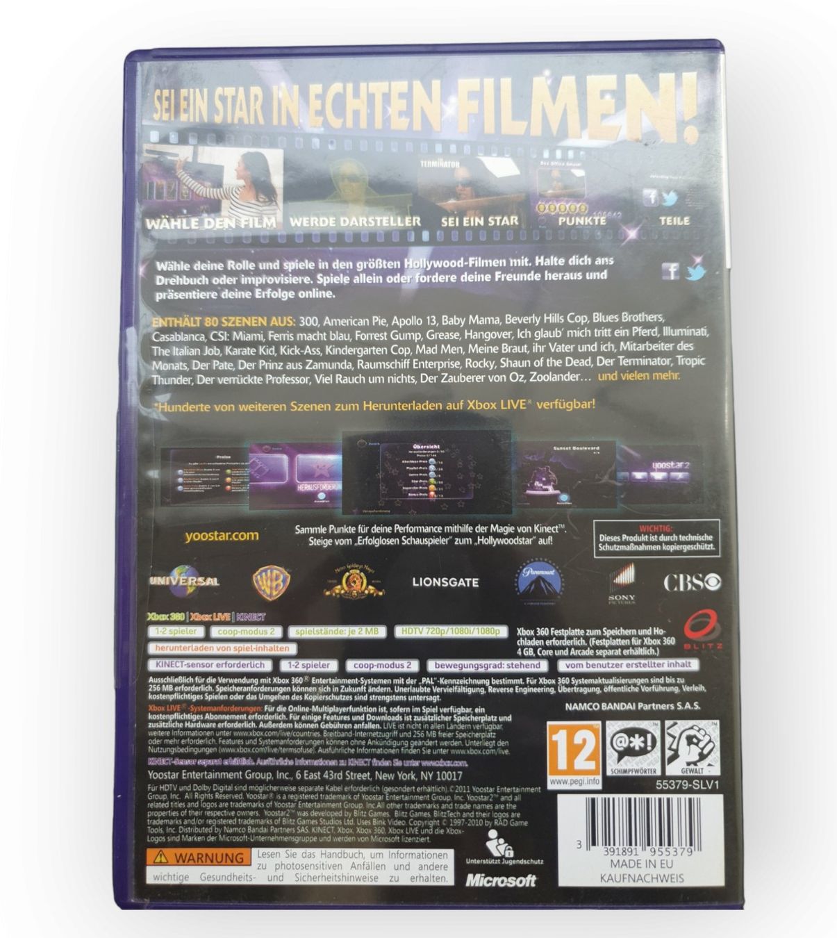 Microsoft Giochi: XBOX 360 Yoostar 2 Kinect – Usato da Langenthal venduto da SecondChanceShop 1