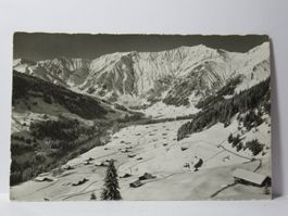 Adelboden , Stiegelschwand mit Albristhorn 1951