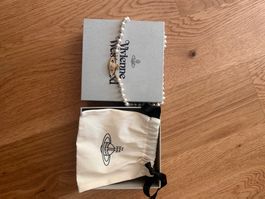 Perlenkette Vivienne Westwood mit Orb Logo gebraucht
