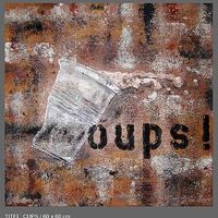 Acrylbild mit Kaffeebecher und Kaffeepulver