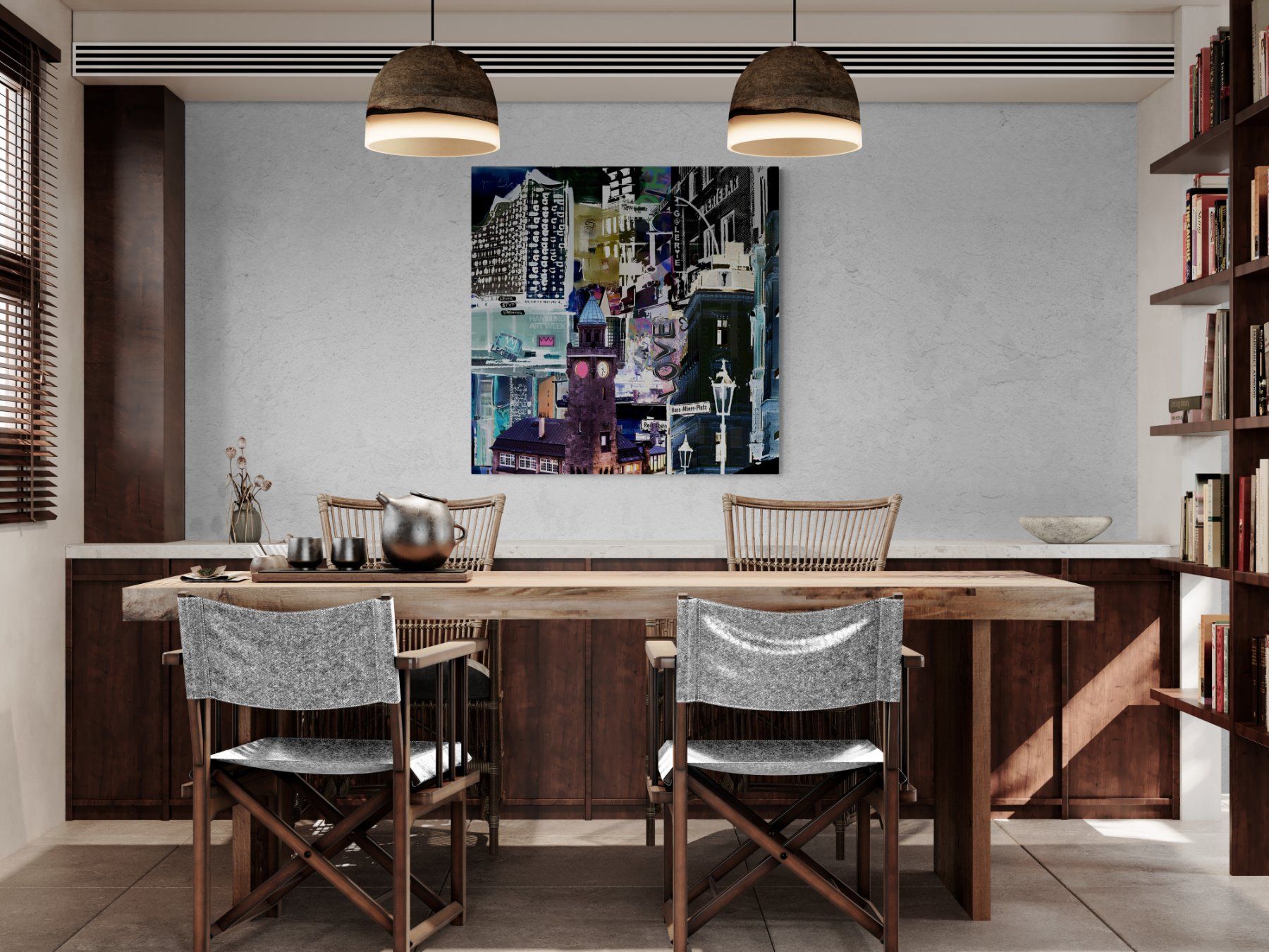 Poster & Bilder: Hamburg Night – Neu und originalverpackt aus Hergiswil NW von WonderprintsCH 2