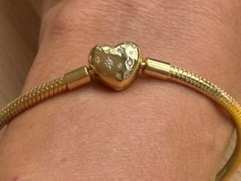 Luxus Elegante  19 cm Armband Farbe :Gold