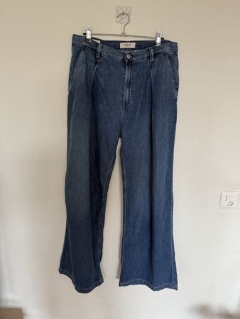 Replay Relaxed Fit wide leg Jeans