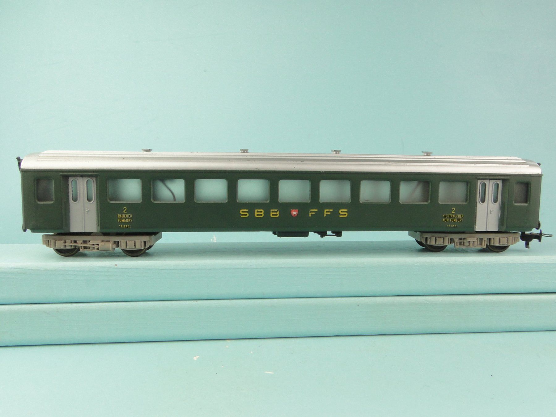 Fleischmann Modellini di ferrovie: Fleischmann 2 X 1416 SBB EW II – Usato da Bülach venduto da cann11 2