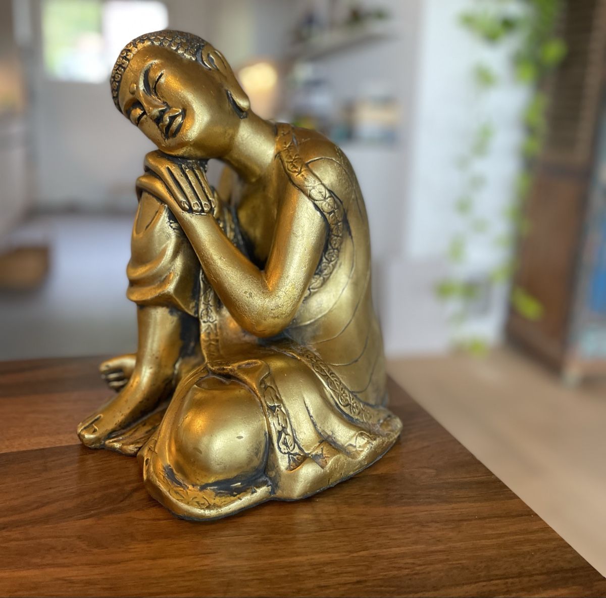 Statuette: Goldene Buddha Statue von Interio – Usato da Dotzigen venduto da Karo35 2