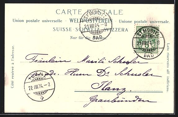 Cartoline postali: St. Moritz, Dorf, Ortsansicht und die La – Usato da Berlin venduto da bartko-reher 1