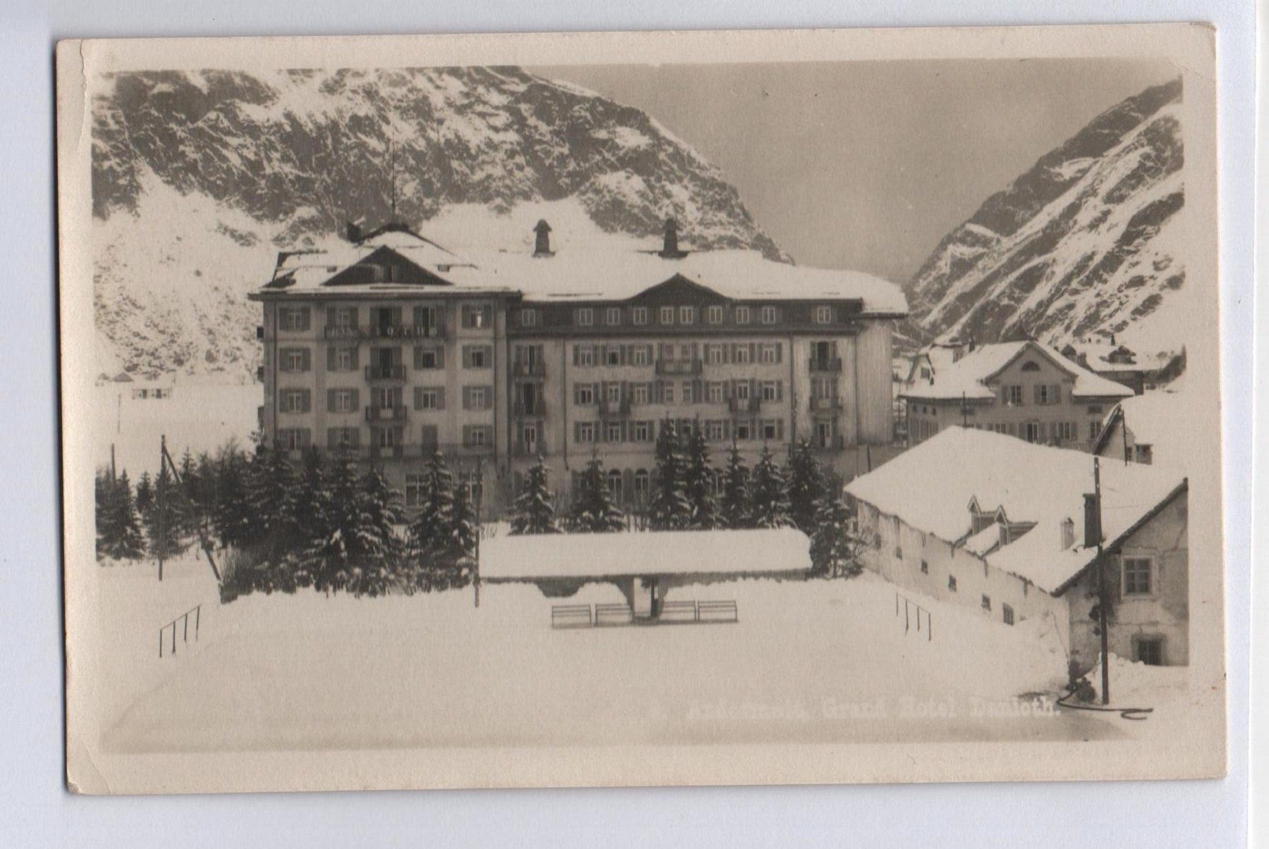 Ansichtskarten: ANDERMATT Grand Hôtel Danioth's – Gebraucht aus Jona von philajona