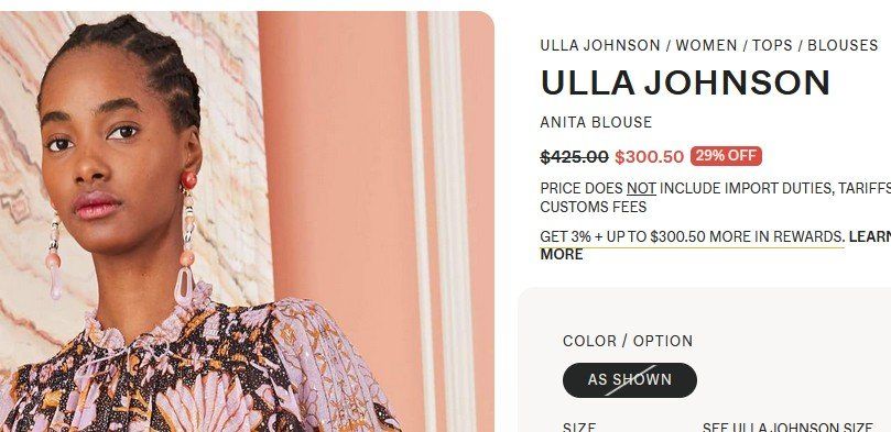 Ulla Johnson Camicette: Ulla Johnson  Bluse / blouse  S/M  Seiden / soie – Usato da Collonges venduto da arashee 8