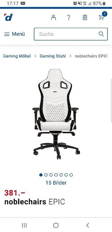 Stühle: Gaming Stuhl Nobelchair  – Gebraucht aus wettingen von nic_dhm6