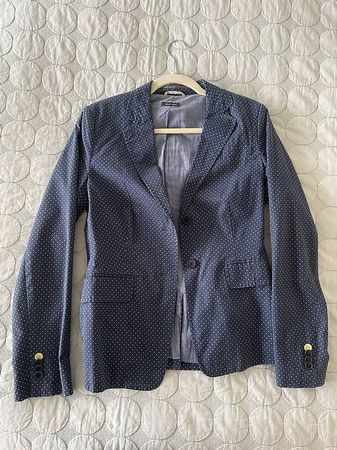 Marc O'Polo Blazer Blau mit Punkten - Grösse 38