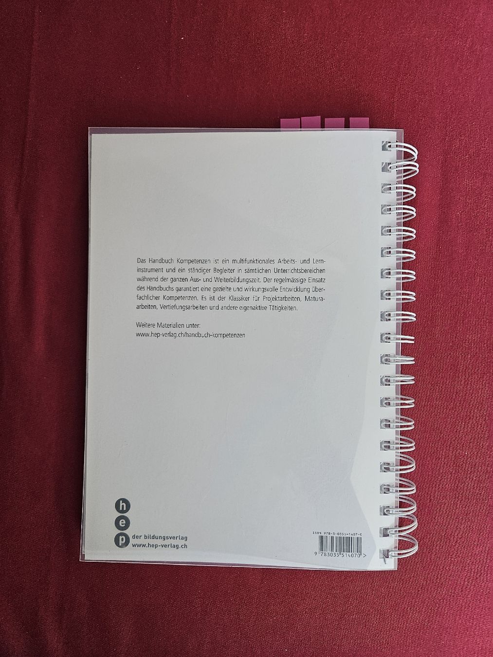 Bücher: Handbuch Kompetenzen hep  – Neu (gemäss Beschreibung) aus Bern von S.B.P 1
