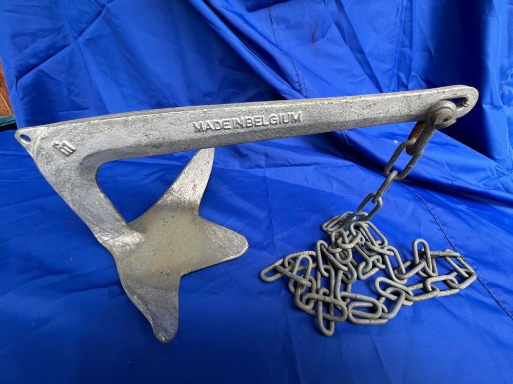Schiffsanker Bruce 2Kg. Mit Kette. Kaufen auf Ricardo