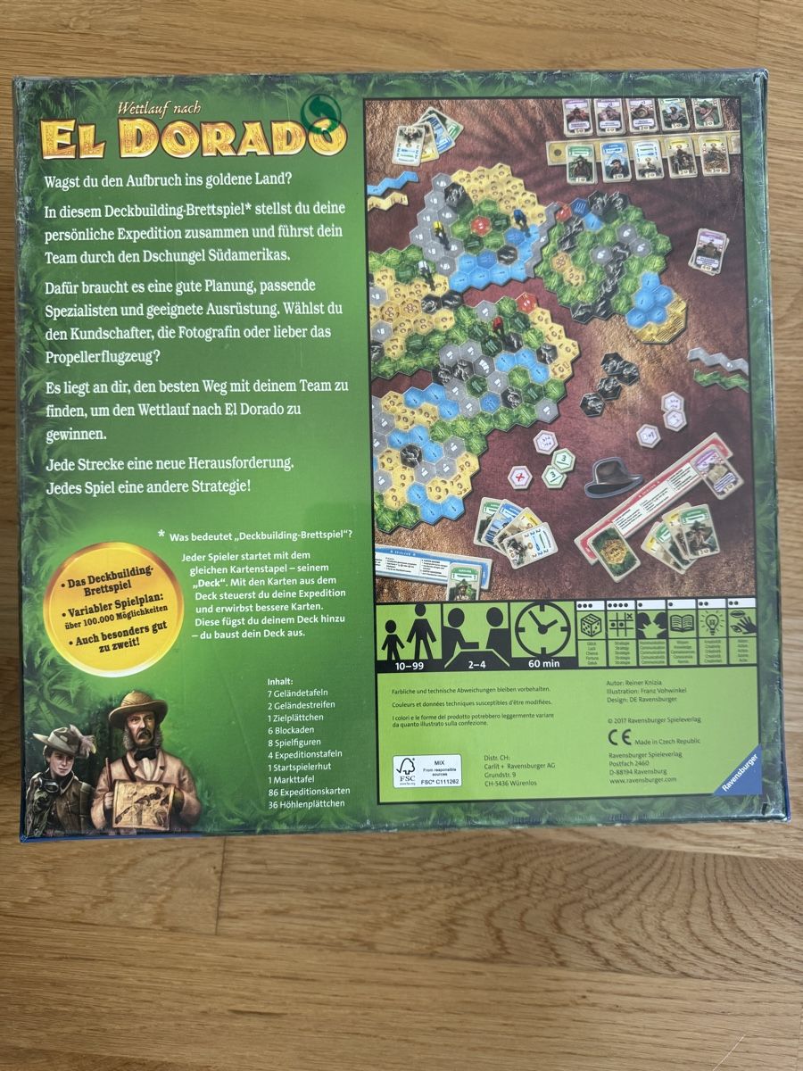 Ravensburger Giochi: Wettlauf nach El Dorado – Nuovo e nell'imballaggio originale da Bern venduto da cpiller01 1