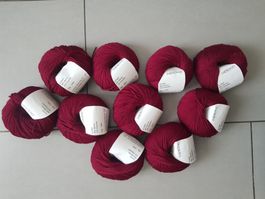 Merino Wolle 90% Merino 10% Polyester 10 Knäuel