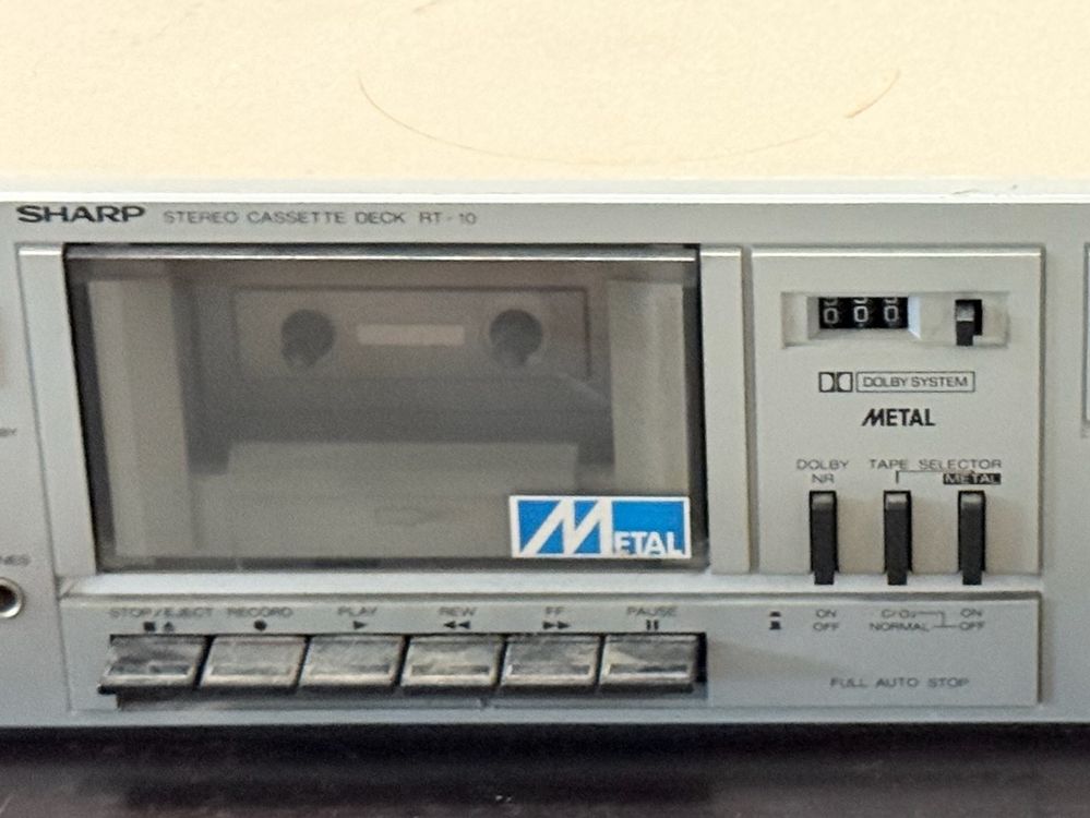Sharp RT-10 Stereo Cassette Deck Defekt für Bastler (Defekt) in ...