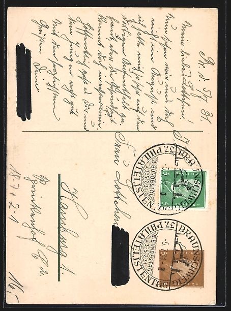 Entiers postaux: Braunschweig, 3. Philiatelistischer Kong – D'occasion à Berlin par bartko-reher 1