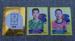 FIFA WM 2026 Sticker KOR 1, KOR 2, KOR 17