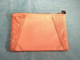 Kleine Tasche, Necessaire, Kunstleder, rosa