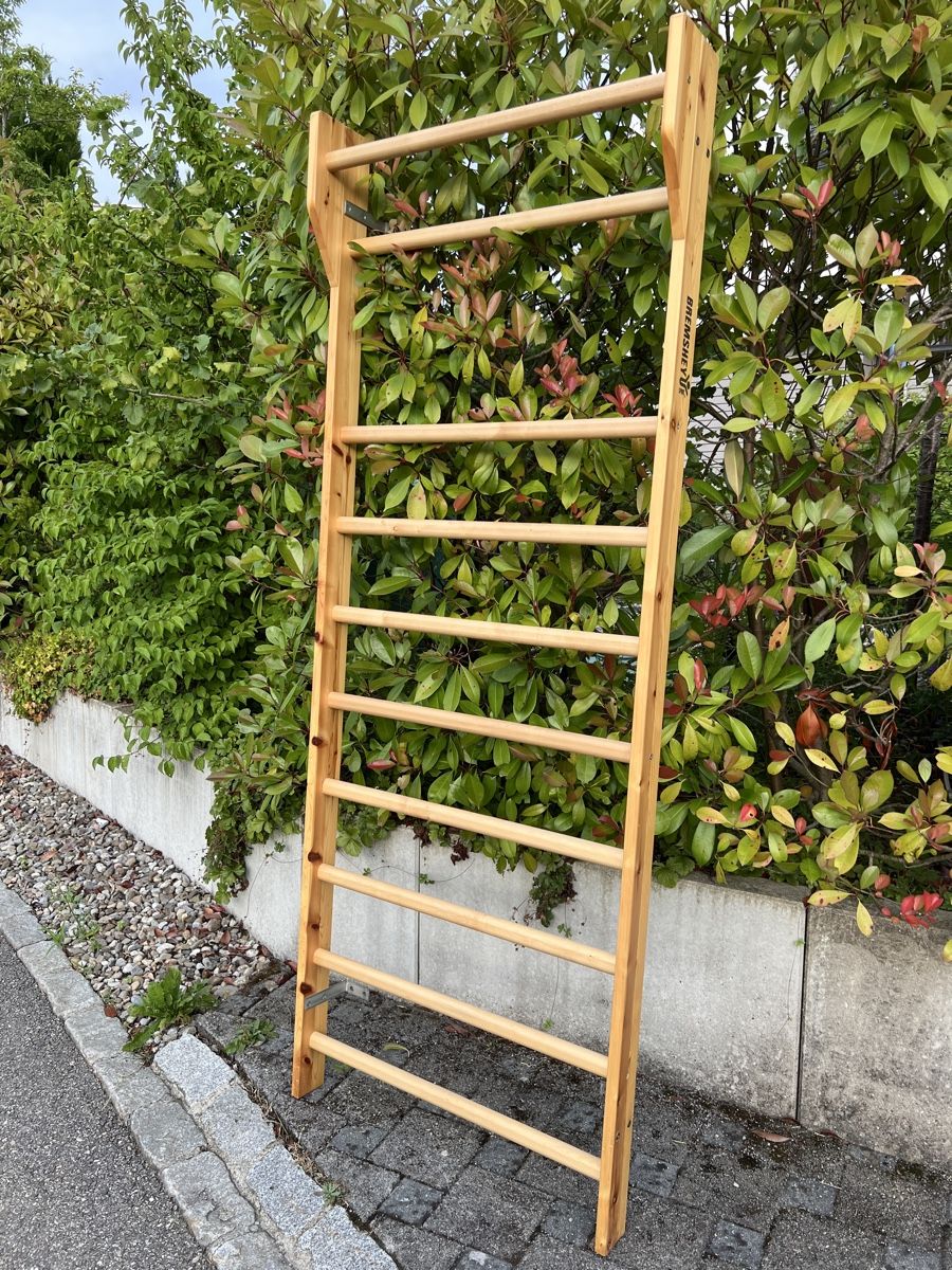 Hometrainer: Holz-Sprossenwand von Bremshey – Gebraucht aus Neuheim von Tomend 1