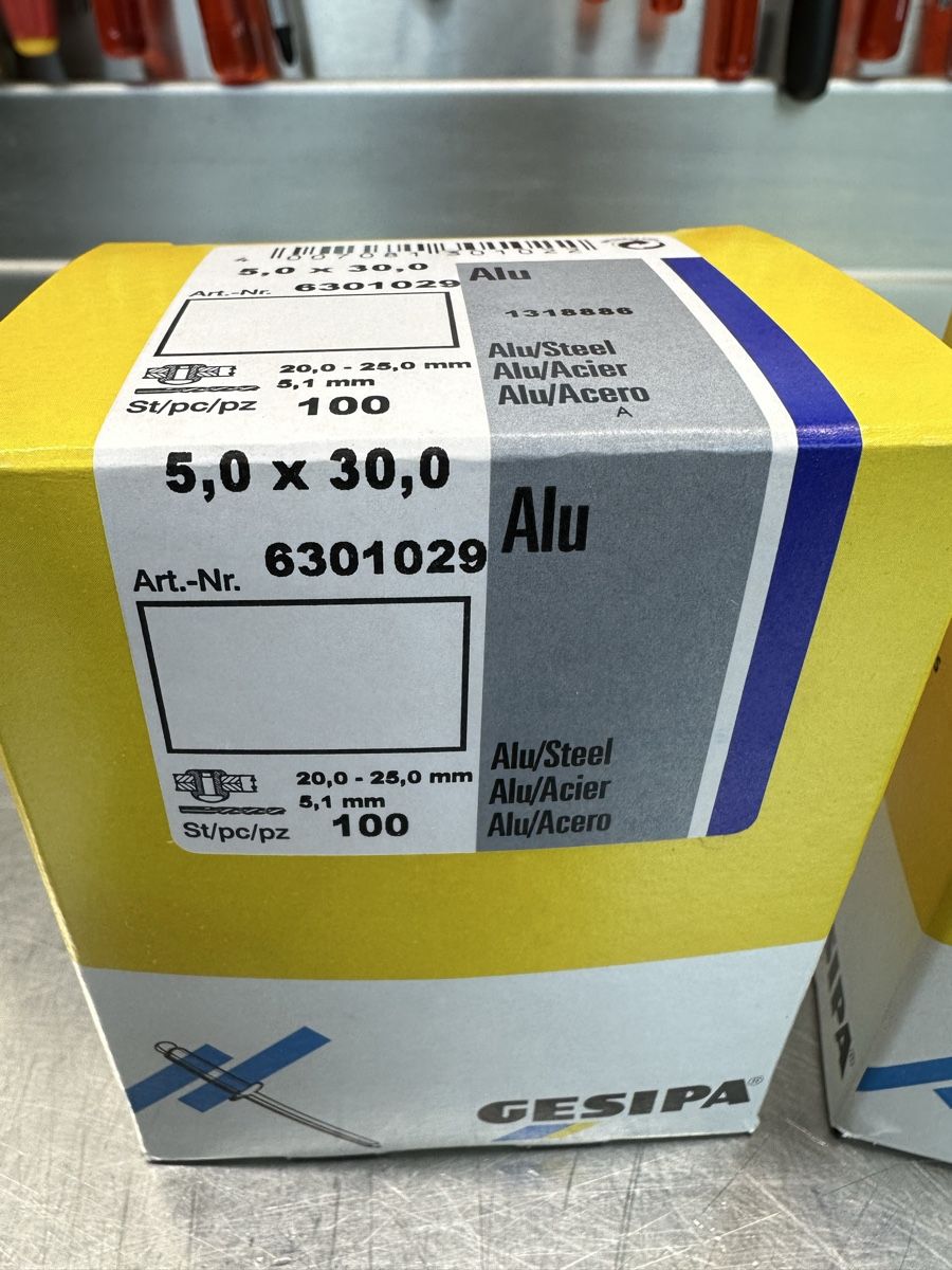 Gesipa Alle Werkzeuge: Gesipa Blindniete Alu 5.0 x 30 mm – Neu (gemäss Beschreibung) aus Schwende von weesli 1