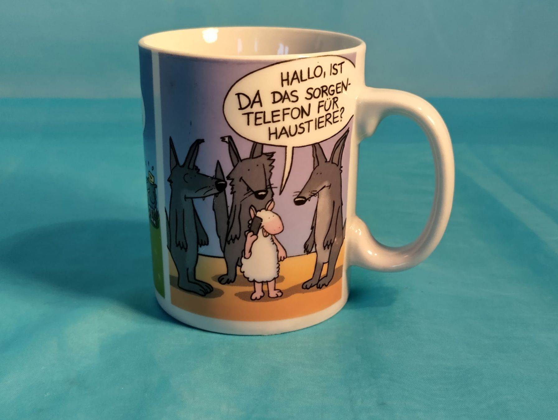 Tassen: Witzige Tasse mit einem Schaf, Michael Fischer – Neu (gemäss Beschreibung) aus Bellach von JingleCherry
