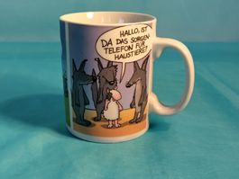 Witzige Tasse mit einem Schaf, Michael Fischer