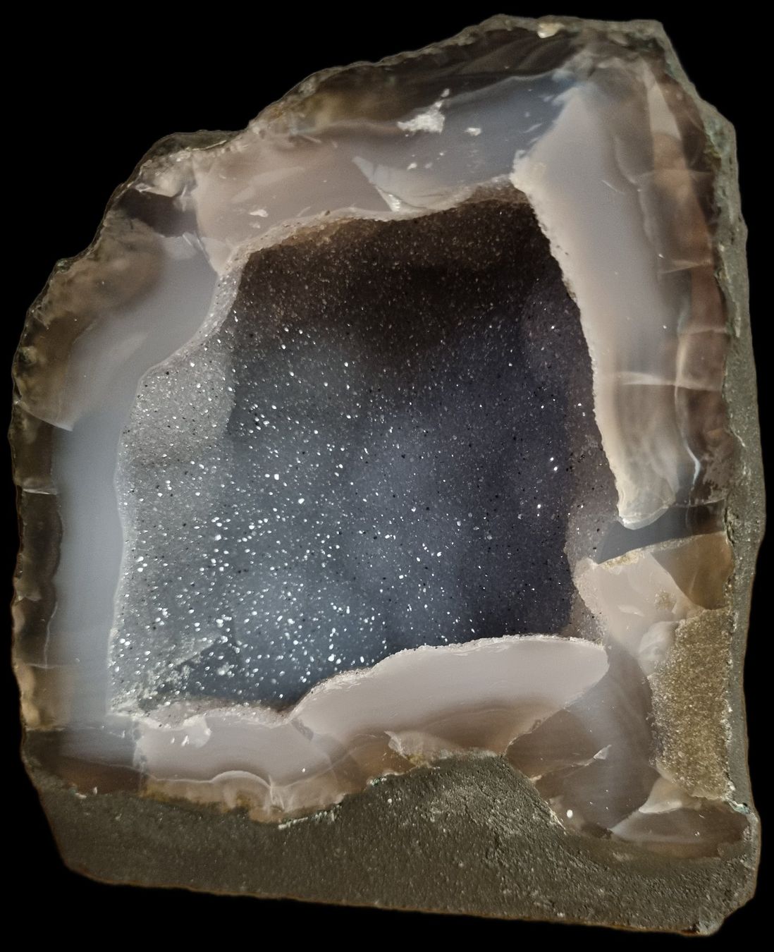 Mineralien & Heilsteine: Achatdruse – Gebraucht aus Eschenz von Bibas1