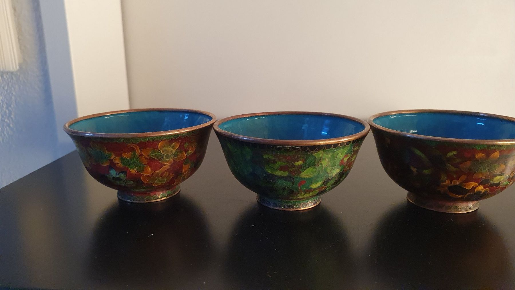 Ciotole: 3 Cloisonné Schalen / China / Antik – Usato da Glattfelden venduto da sessa123 1