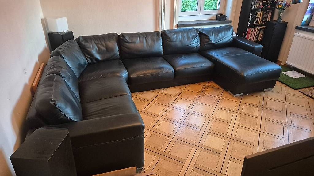 Sofas: Grosses Ledersofa in U-Form – Gebraucht aus Zürich von Pwrslv 1