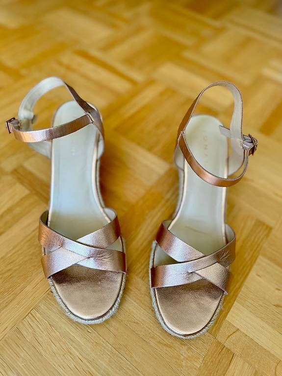 Scarpe da donna: Keilsandalen JONAK Gr. 40 roségold – Usato da Biberstein venduto da evolution89