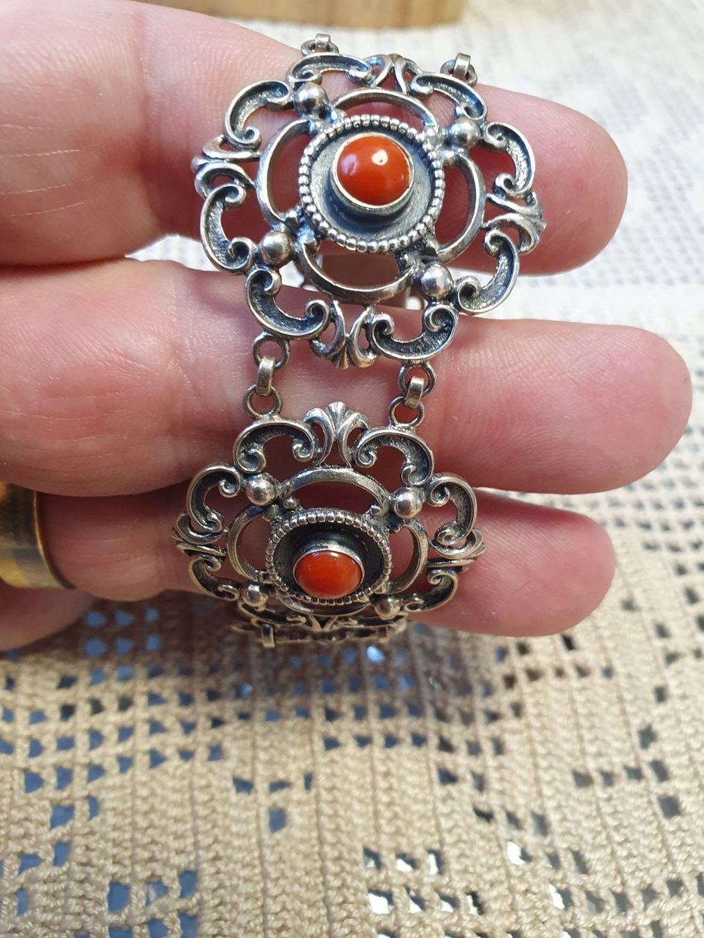 Bracciali & Braccialetti: Korallen Armband in Silber.... – Usato da Wohlen AG venduto da palmsprings 4
