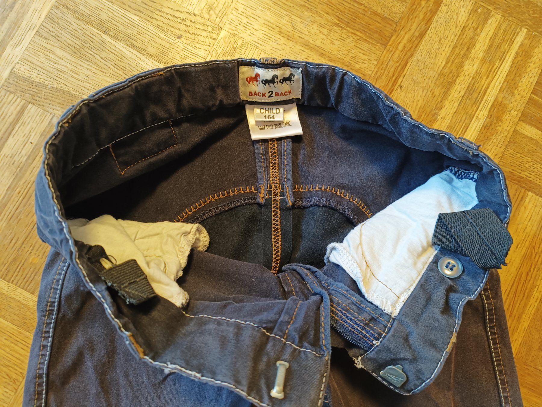 Pantaloni: Back 2 Back Reithose Gr 164 Kinder braun – Usato da Oberhofen Thun'see venduto da cri_6md2 2