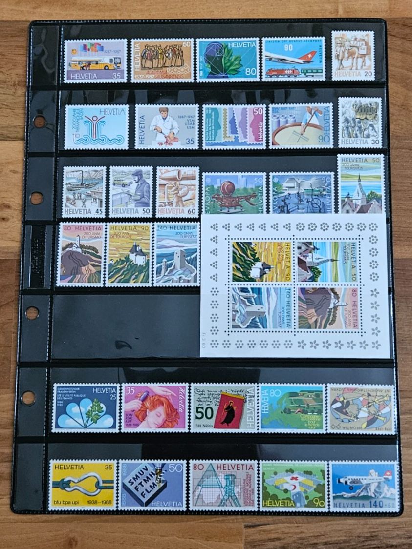 Tous les timbres: Schweizer Frankatur CHF 100.- postfrisch – Neuf (Voir description) à Uznach par Rayonii 1