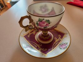 antikes Limoges Porzellan Espresso Tasse