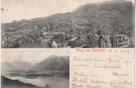 Sigriswyl -Karte gelaufen 1903