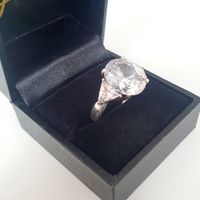 Damenring, Silber 925, Zirkonia Gr. 18.1mm
