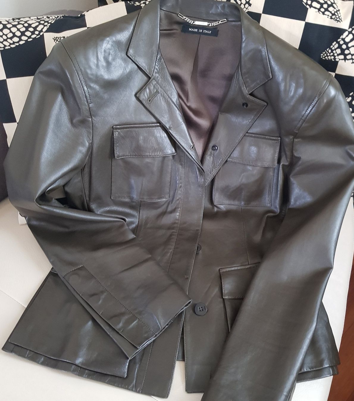 Gucci Giacche: WUNDERSCHÖNE GUCCI-VINTAGE Lederjacke – Nuovo (secondo la descrizione) da Olten venduto da Magnum2001 4