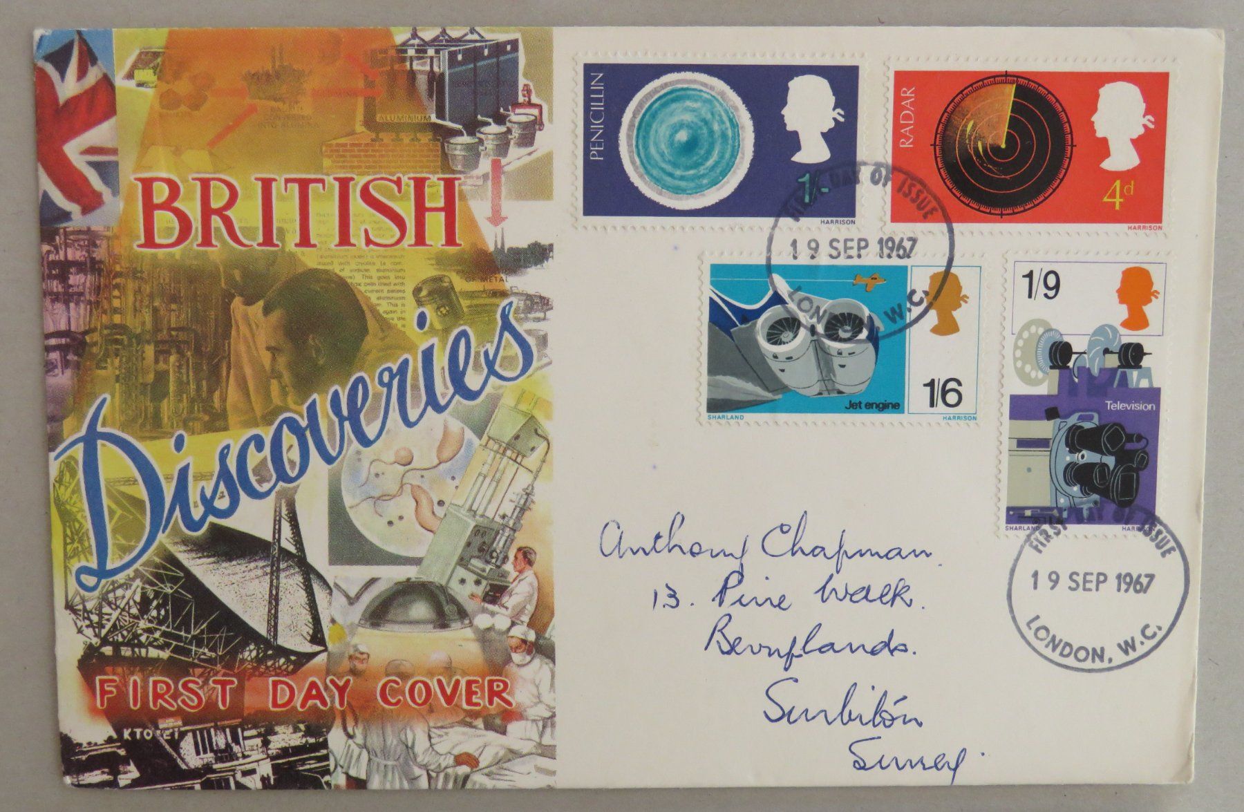 Tous les timbres: 6 Briefe England 1969 – D'occasion à Kreuzlingen par Koi4 5